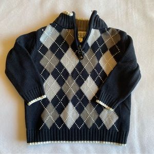 THE CHILDREN’S PLACE Baby Argyle Sweater, 24 Months